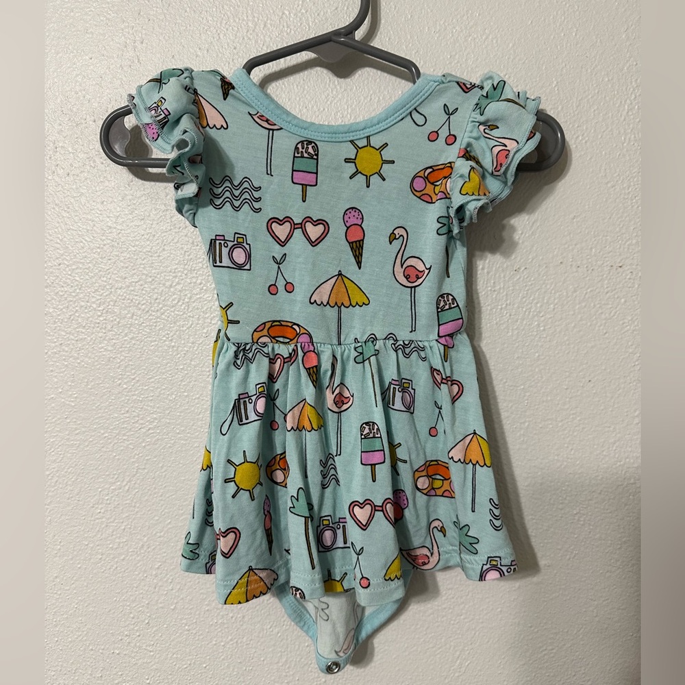 Little Sleepies Pool Party Twirl Dress